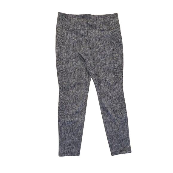 Athleta Delancey Textured Moto Tight Leggings Pants Womens size Large - Picture 1 of 9